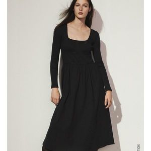 Zara Midi Black Dress